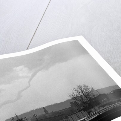 Distant View of Storm Damaged Land Area by Anonymous