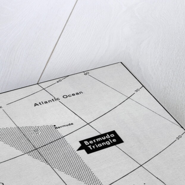 Map of Bermuda Triangle by Anonymous