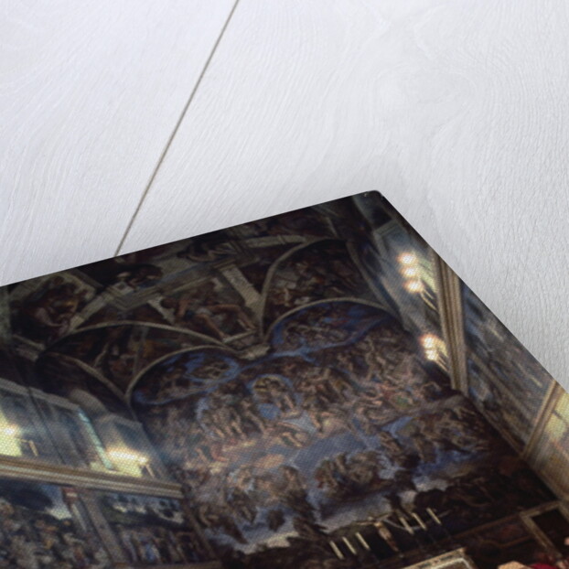 Interior View of the Sistine Chapel by Anonymous