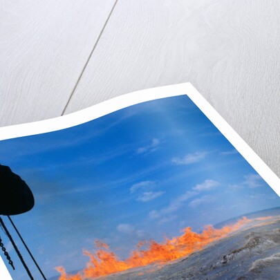 Oil Burning on the Waters by Anonymous