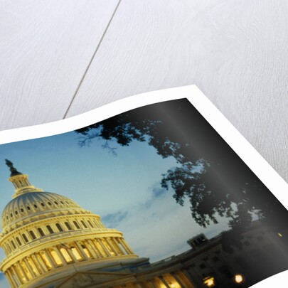 United States Capitol Building at Dusk by Anonymous