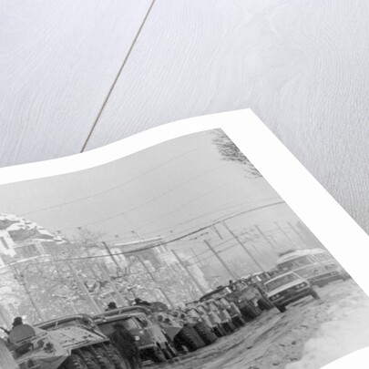 Armored Soviet Vehicles Arriving in Kabul by Anonymous