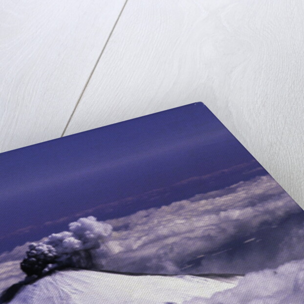 Mount St. Helens Erupting by Anonymous