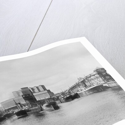 Ships in the Harbor by Anonymous