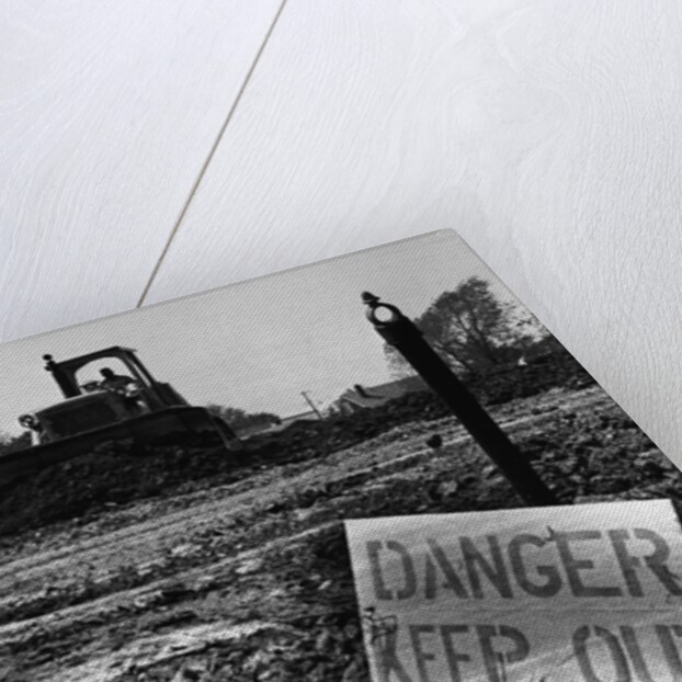 Danger Sign in Love Canal Lot by Anonymous