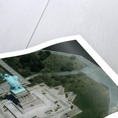 Aerial View of Statue of Liberty by Anonymous
