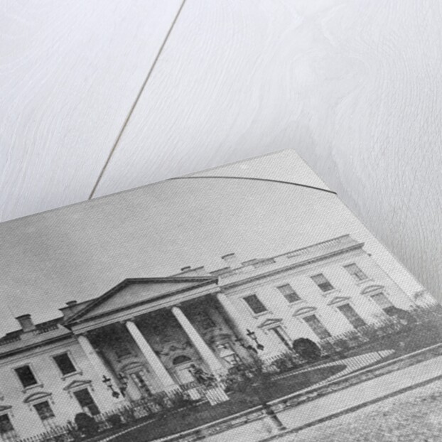 Old Photo of White House by Anonymous