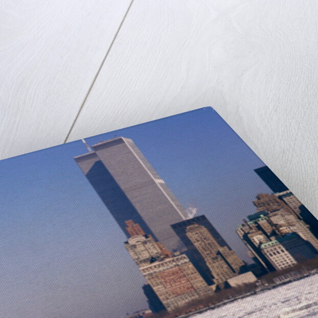 Governor's Island and Manhattan Skyscrapers by Anonymous