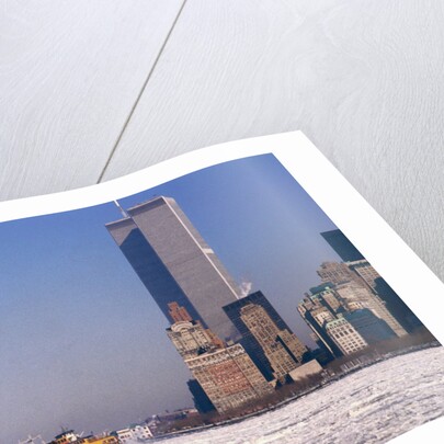 Governor's Island and Manhattan Skyscrapers by Anonymous