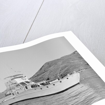 Exterior Side View of the Yacht Splendor by Anonymous