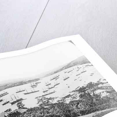 Boats in Nagasaki Harbor by Anonymous