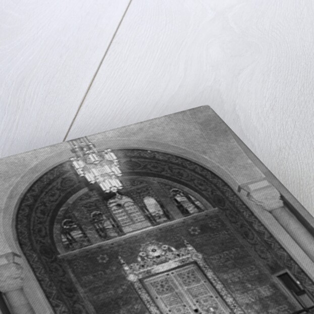 Interior View of the Temple Emanuel by Anonymous