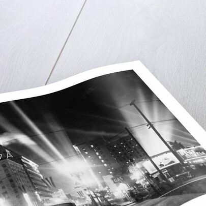 Hollywood Boulevard at Night by Anonymous
