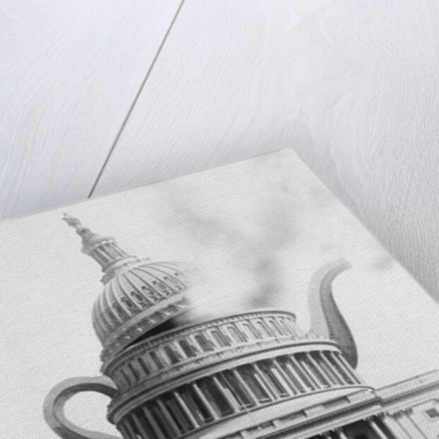 Capitol Building as Teapot by Anonymous