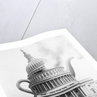 Capitol Building as Teapot by Anonymous