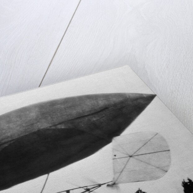 First Woman to Fly on Airship by Anonymous