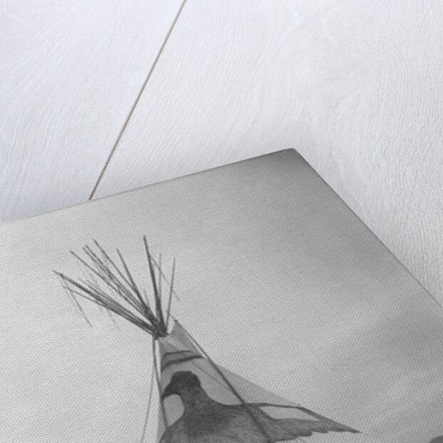 Decorated Crow Tepee by Anonymous