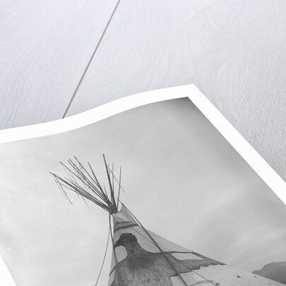 Decorated Crow Tepee by Anonymous