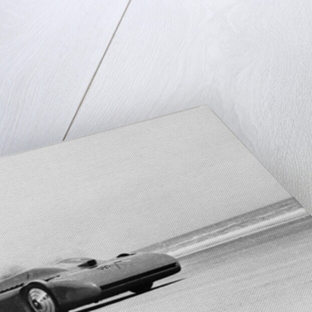 View of Racecar in Motion by Anonymous