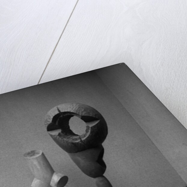 Statue of Socrates Carved from Old Oak by Anonymous