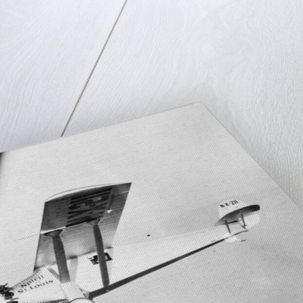 View of Charles Lindberg's Plane by Anonymous
