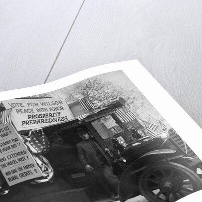 Woodrow Wilson Campaign Van by Anonymous