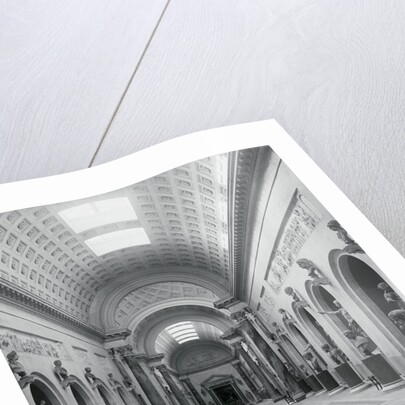 Interior View of Vatican Museum the Braccio Muovo by Anonymous
