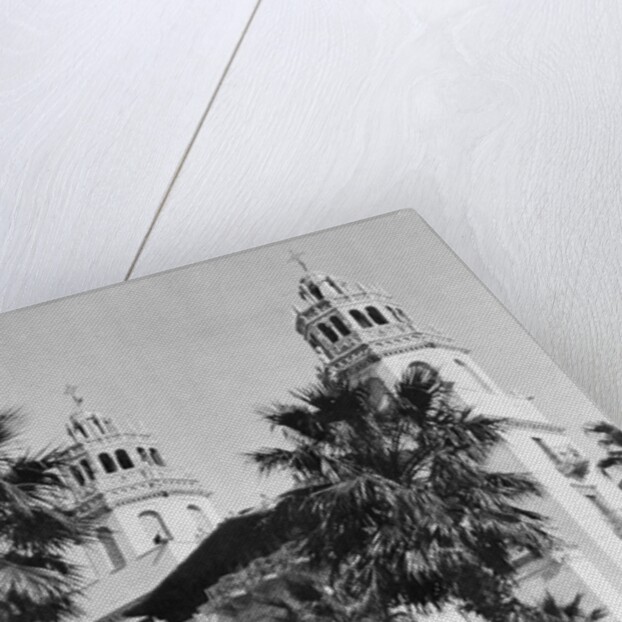 Exterior View of William R. Hearst's Castle with Park by Anonymous