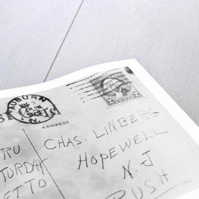 Postcard Evidence in Lindbergh Trial by Anonymous