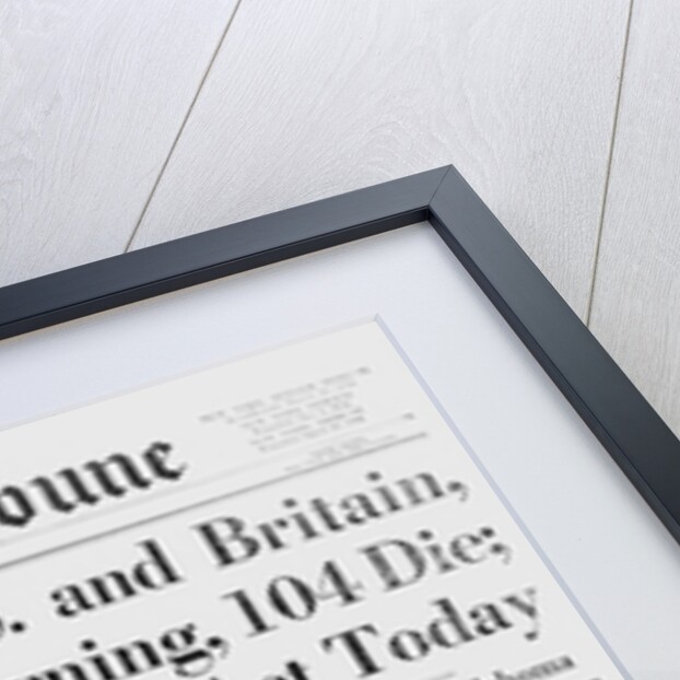 New York Herald Tribune Headlines Japan Declaring War by Anonymous