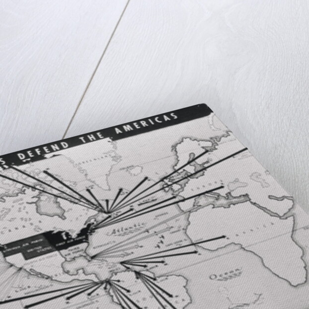 Map of American Routes by Anonymous