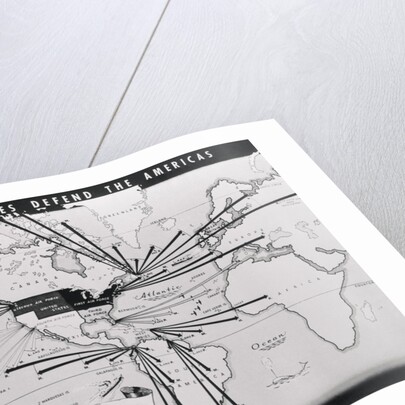Map of American Routes by Anonymous