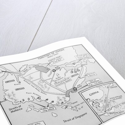 Map of Singapore by Anonymous