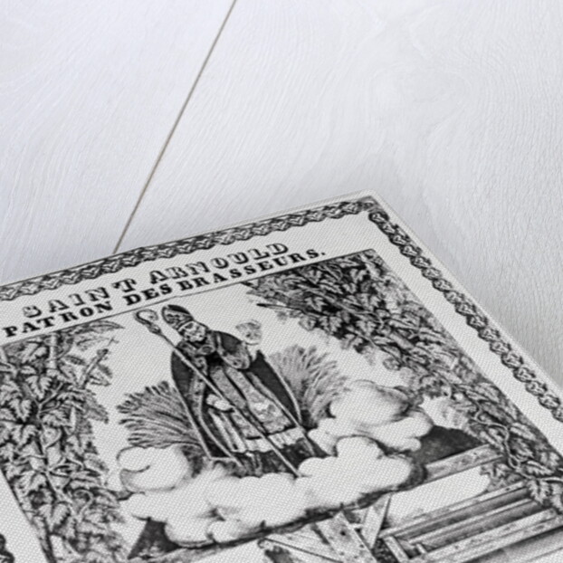 Religious Print Celebrating Beer by Anonymous