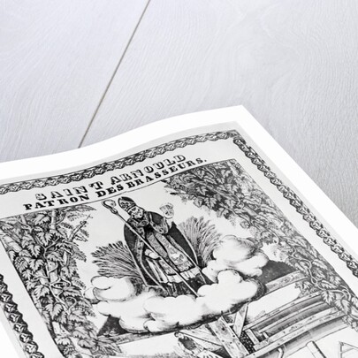 Religious Print Celebrating Beer by Anonymous