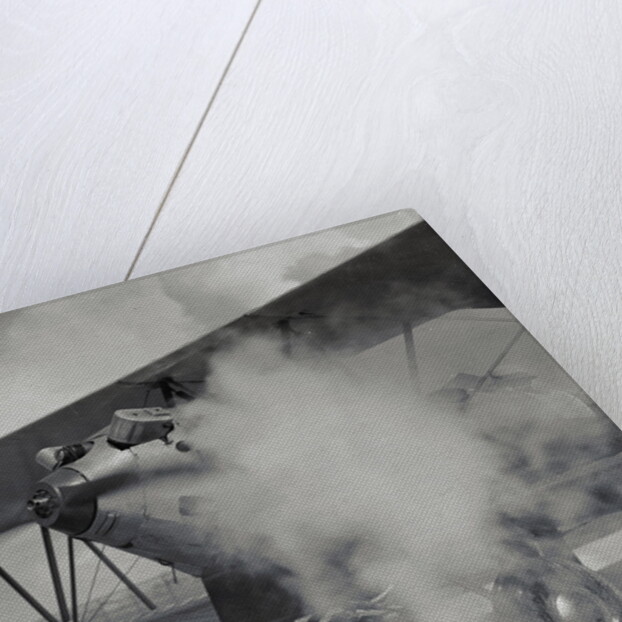 Steam Being Exhausted from Airplane by Anonymous