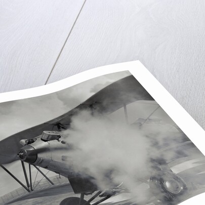 Steam Being Exhausted from Airplane by Anonymous