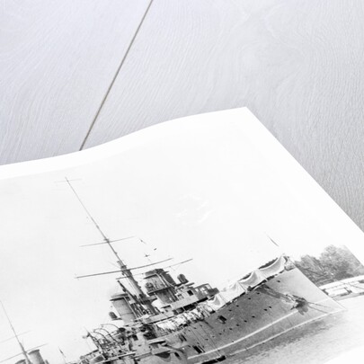 Battleships in Harbor by Anonymous