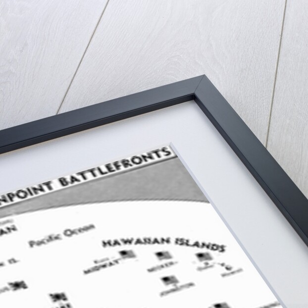 Map of Islands Between Hawaii and China by Anonymous