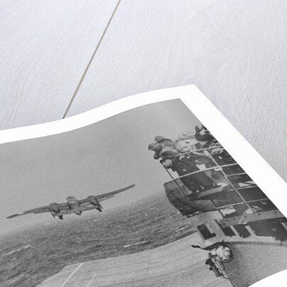 Doolittle Raid on Tokyo,B-25 Leaves USS Hornet by Anonymous