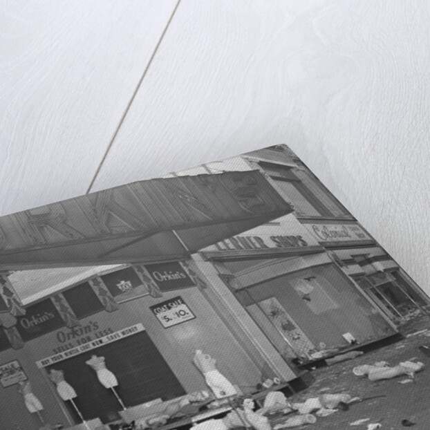 View of Looted Street by Anonymous