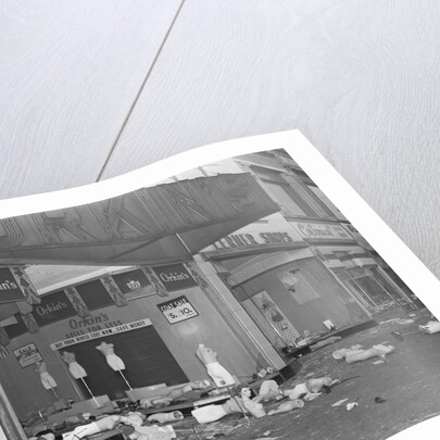 View of Looted Street by Anonymous