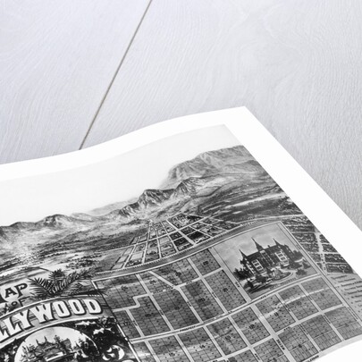 Early Map of Holllywood by Anonymous
