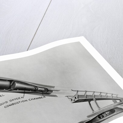 Illustration of Military Rocket Compartments by Anonymous