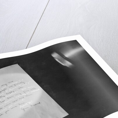 Letter Showing Invisible Ink by Anonymous