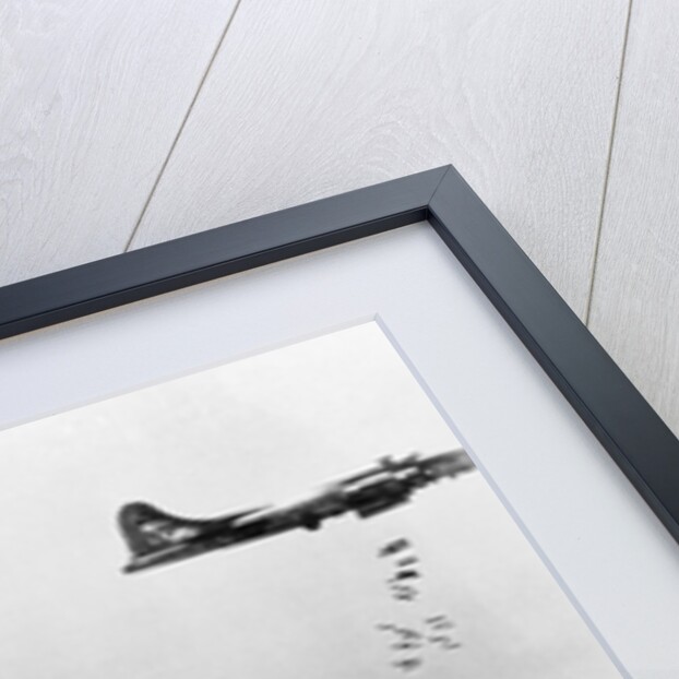 USAAF B17s Flying Fortress over Germany by Anonymous