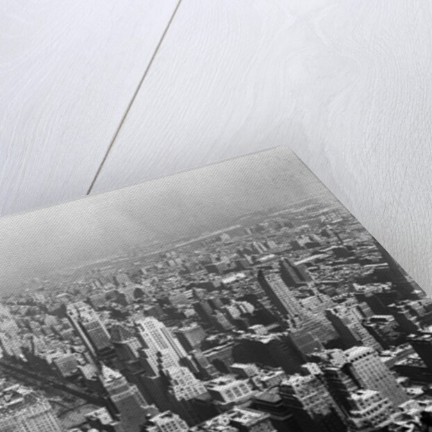 Overhead View of New York City by Anonymous