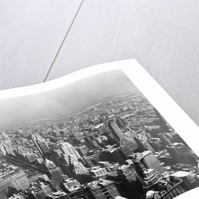 Overhead View of New York City by Anonymous