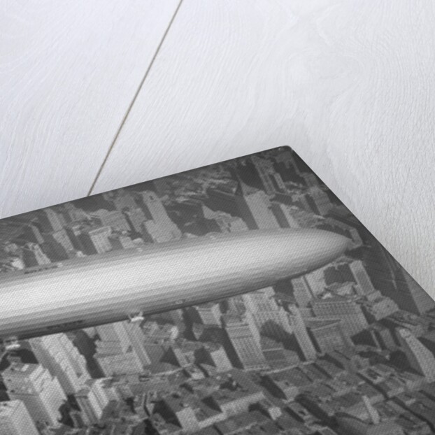 Hindenburg Flying over Manhattan by Anonymous