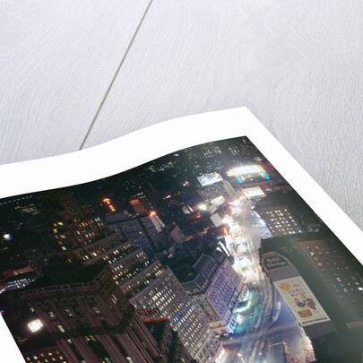 Times Square and Garment District at Night by Anonymous